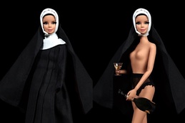Nun and champagne / Cécile Plaisance