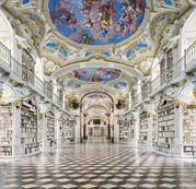 Admont Abbey, library Hall, Austria / Reinhard Gorner