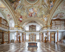 Schlierbach Abbey Library / Reinhard Gorner