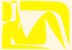 Big yellow nude / Marcel Ceuppens
