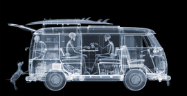 VW Camper Family / Nick Veasey