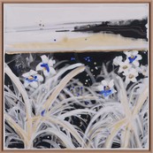 Flowers blue 1 / Edouard BUZON
