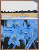 A small Boat In Blue Flowers / Edouard BUZON