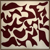 Denge carré rouge / Parvaze & Mayer