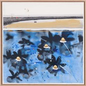 The blue beyond the flowers / Edouard BUZON