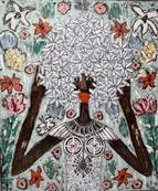 Goddess of flowers / Silvia CALMEJANE