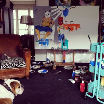 Cieu - our street artist on french TV!